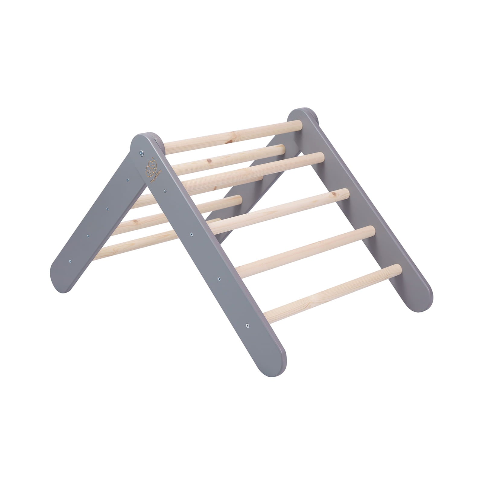 Large Wooden Pikler Ladder - Gray