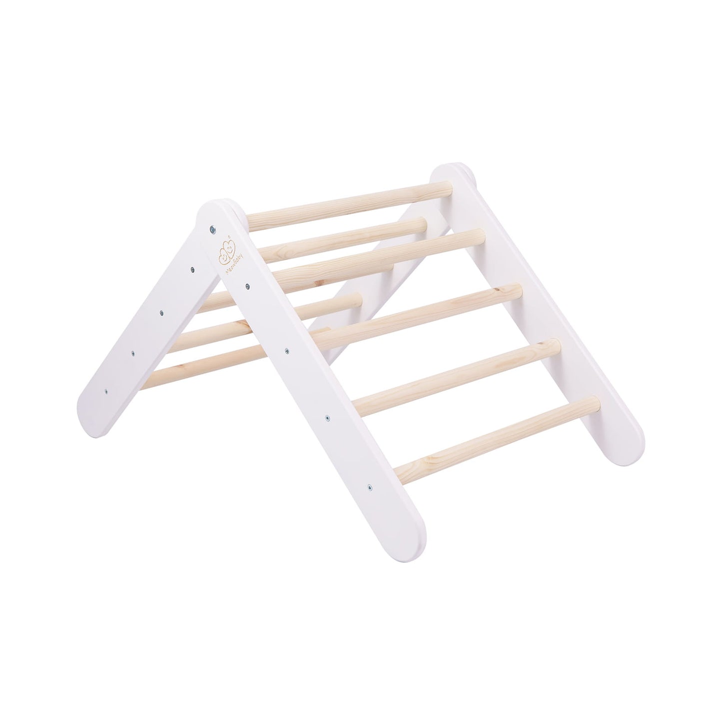 Wooden Pikler Climbing Ladder - White